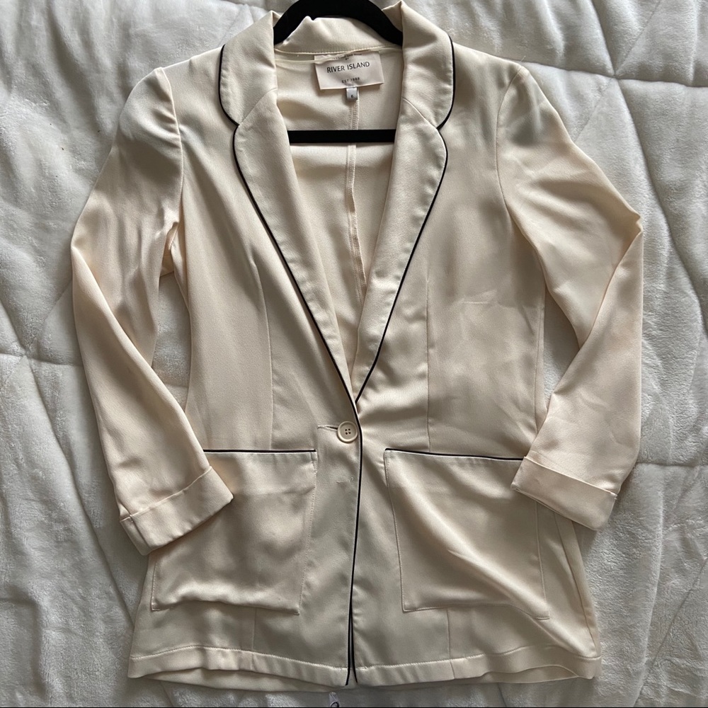 RIVER ISLAND PJ Blazer with black trim
